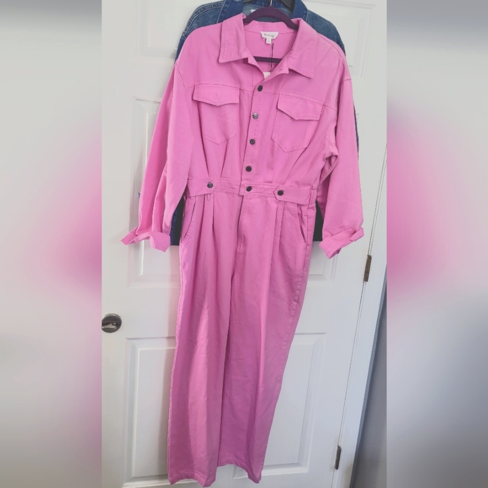 Pink jumpsuit size L